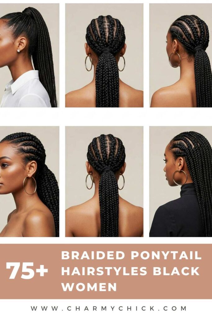 Braided Ponytail Hairstyles Black Women