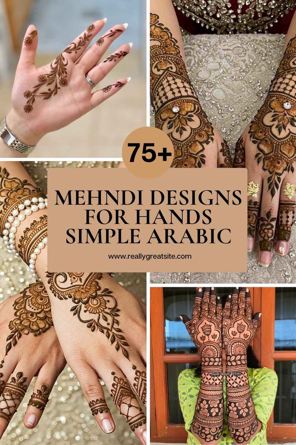 Mehndi Designs for Hands Simple Arabic 