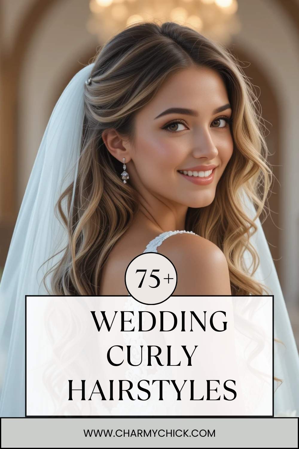 Romantic Wedding Curly Hairstyles 