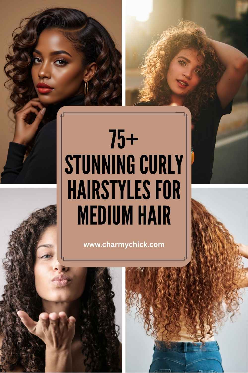  Stunning Curly Hairstyles for Medium Hair 