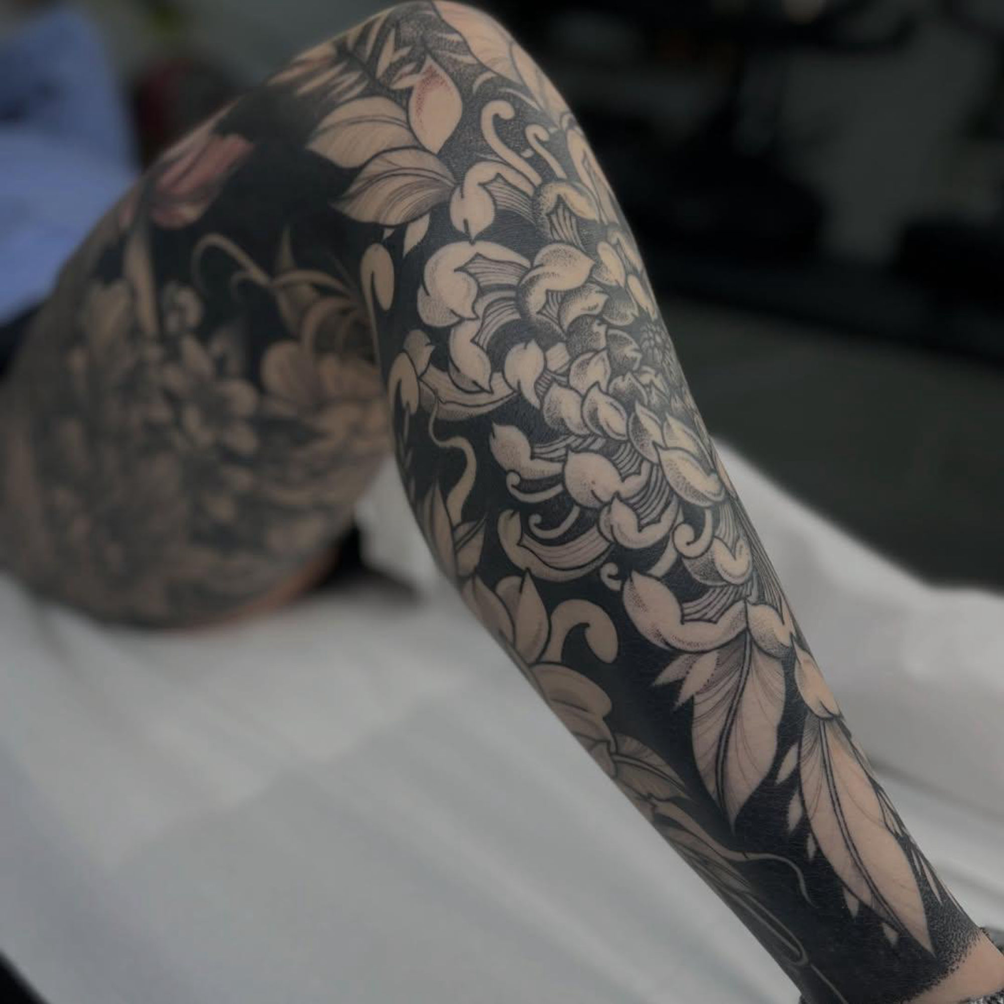 Thigh Tattoo for Girls