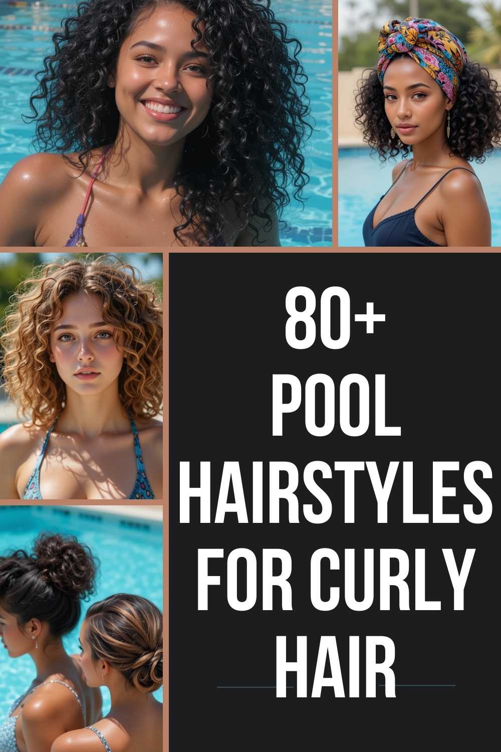 Pool Hairstyles for Curly Hair