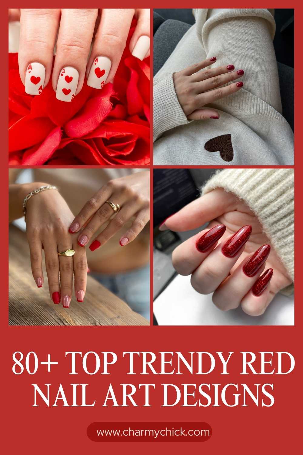 Red Nail Art Designs