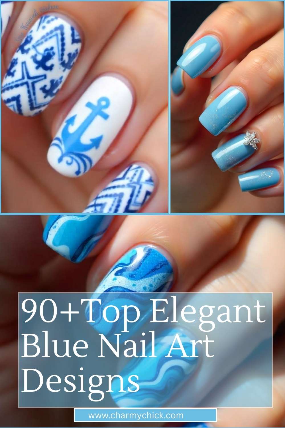 Blue Nail Art Designs
