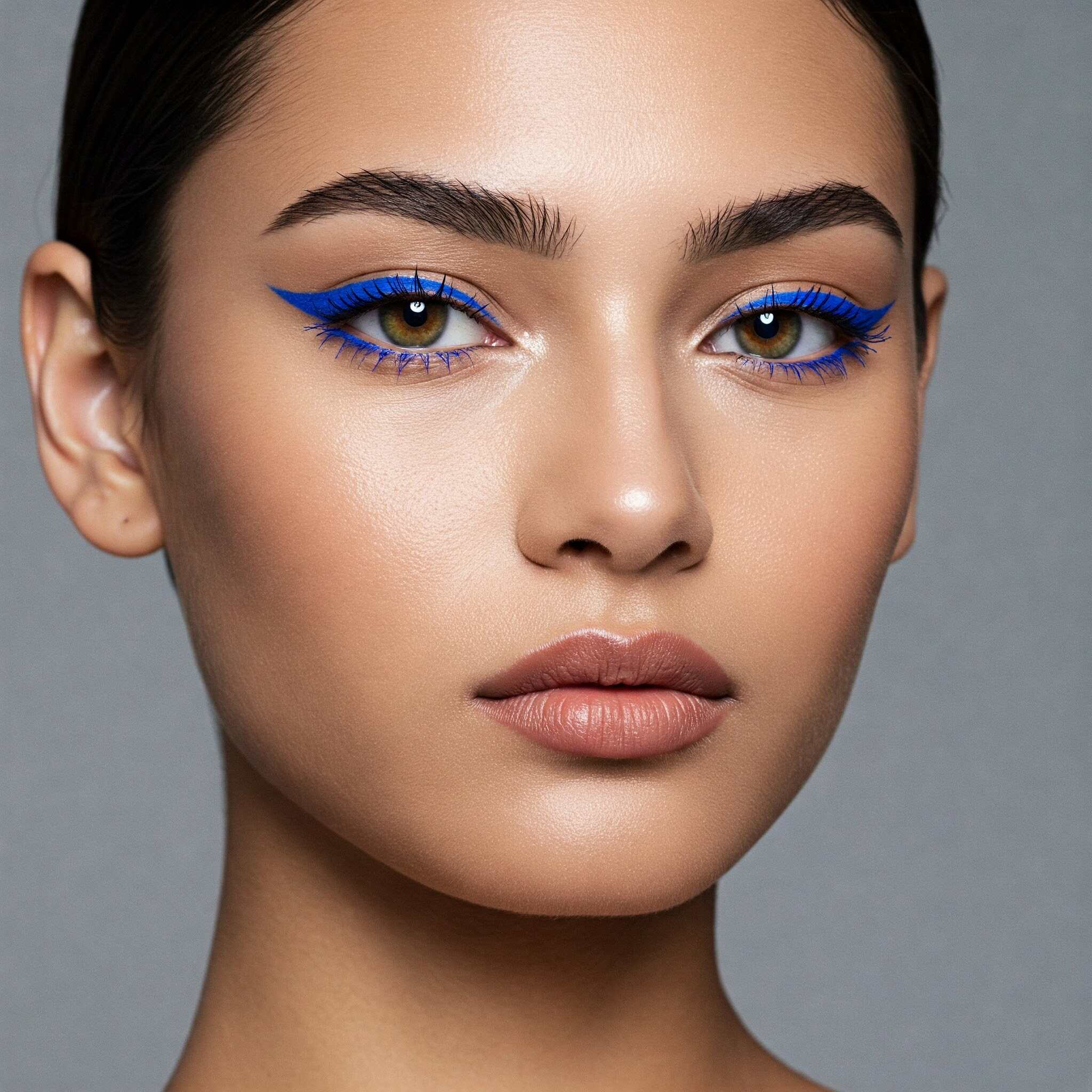 Blue Makeup Looks Simple