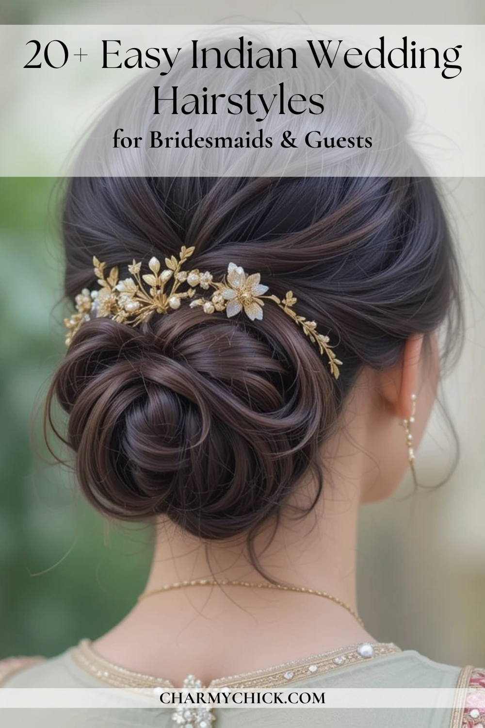 Easy Indian Wedding Hairstyle