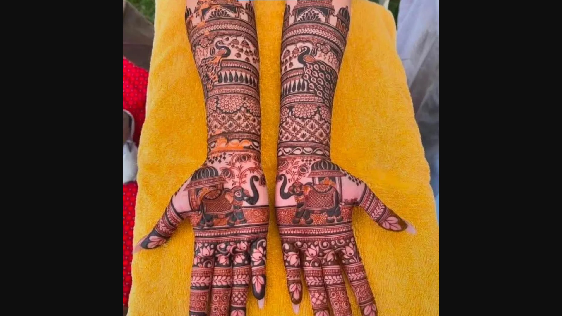 Elephant Mehndi Designs for Hands