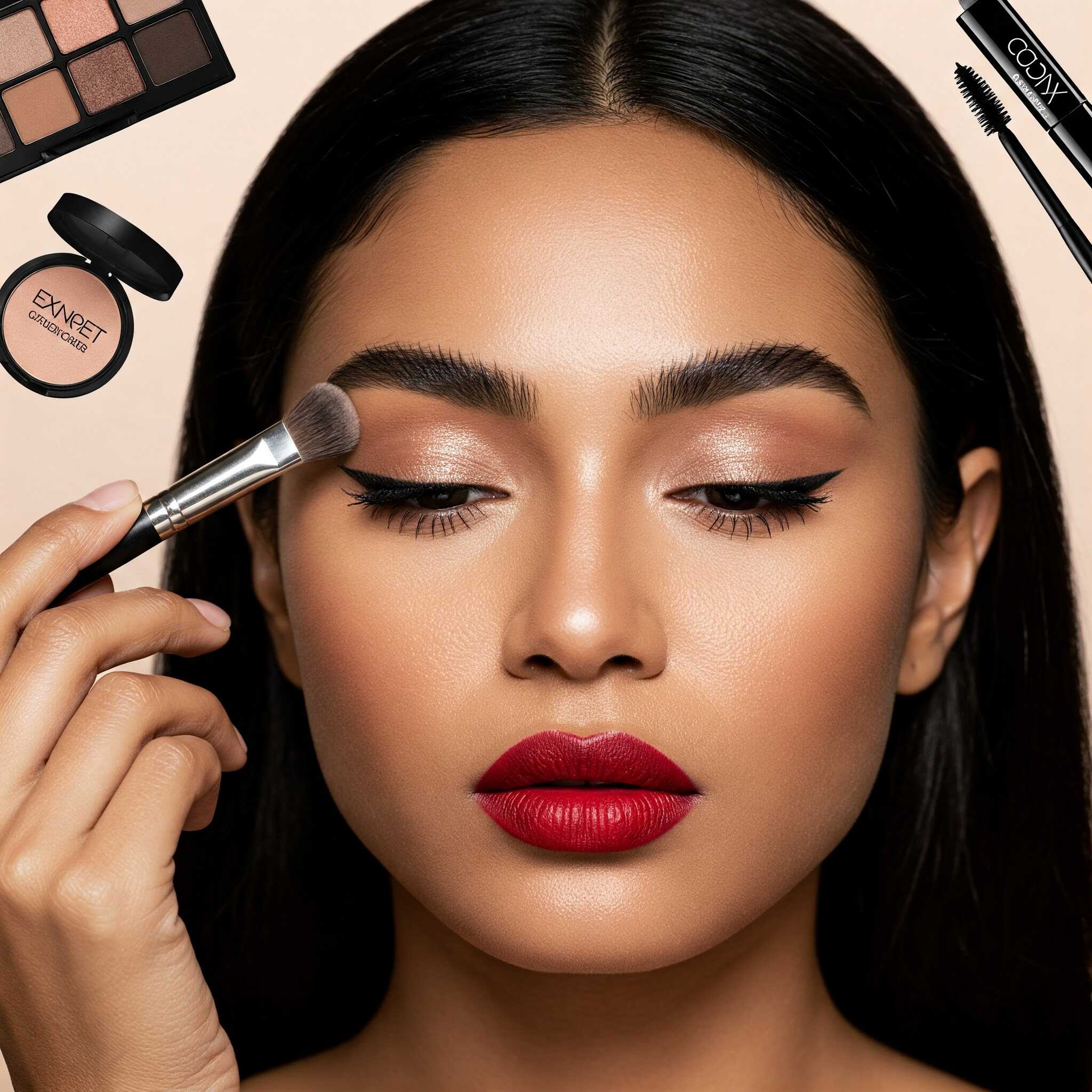 Red Lip Makeup Look Natural