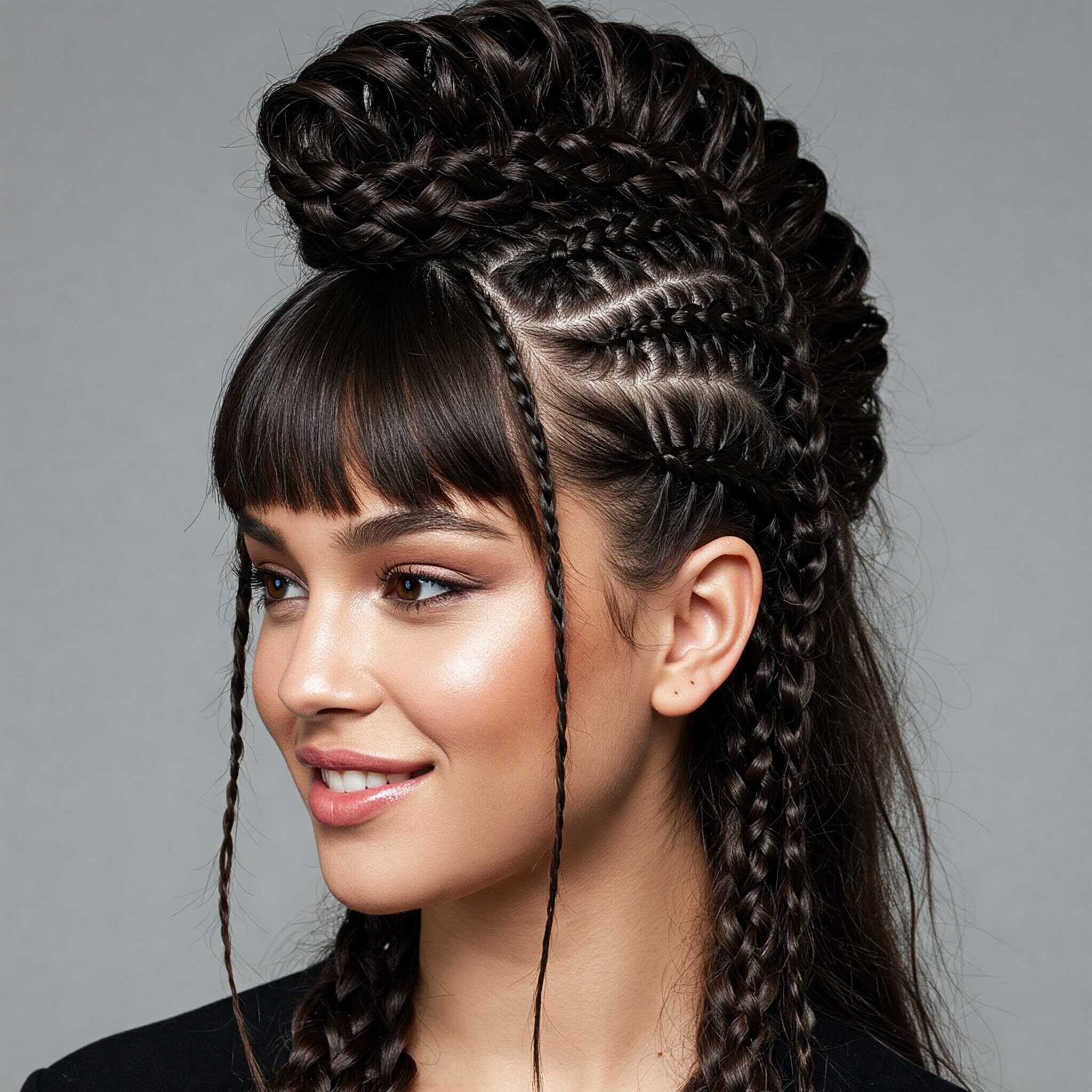 Braided Mohawk Hairstyles Female