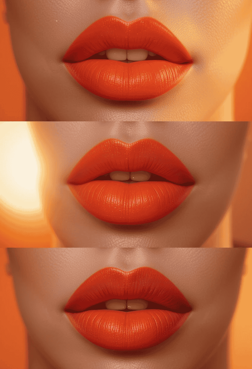 Bold lip makeup for Summers