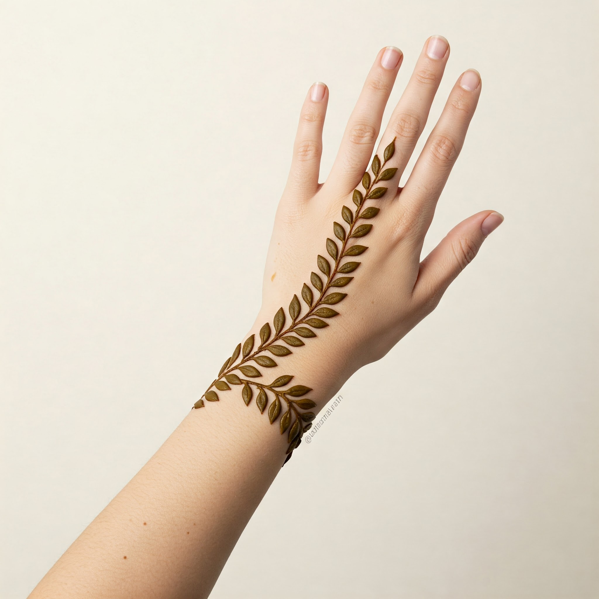 Leaf Mehndi Designs for Hands