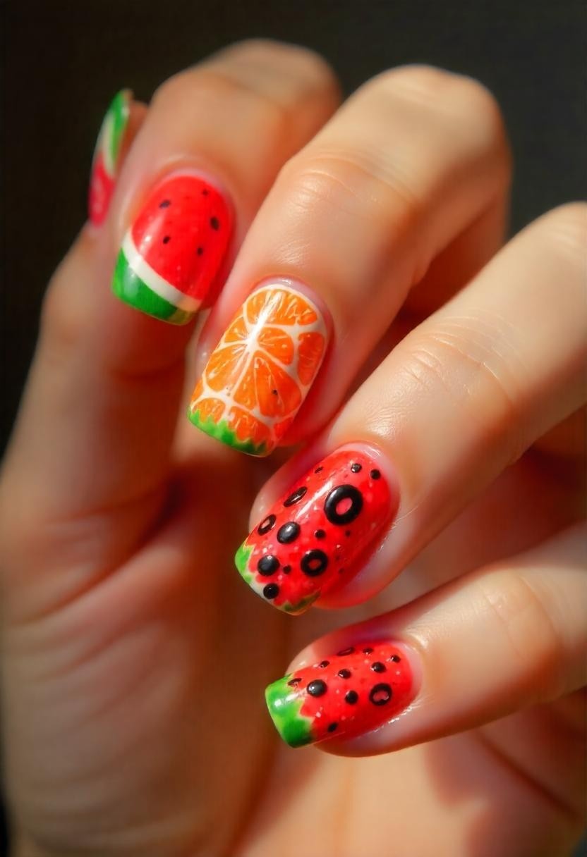 Dope nail designs summer acrylic
