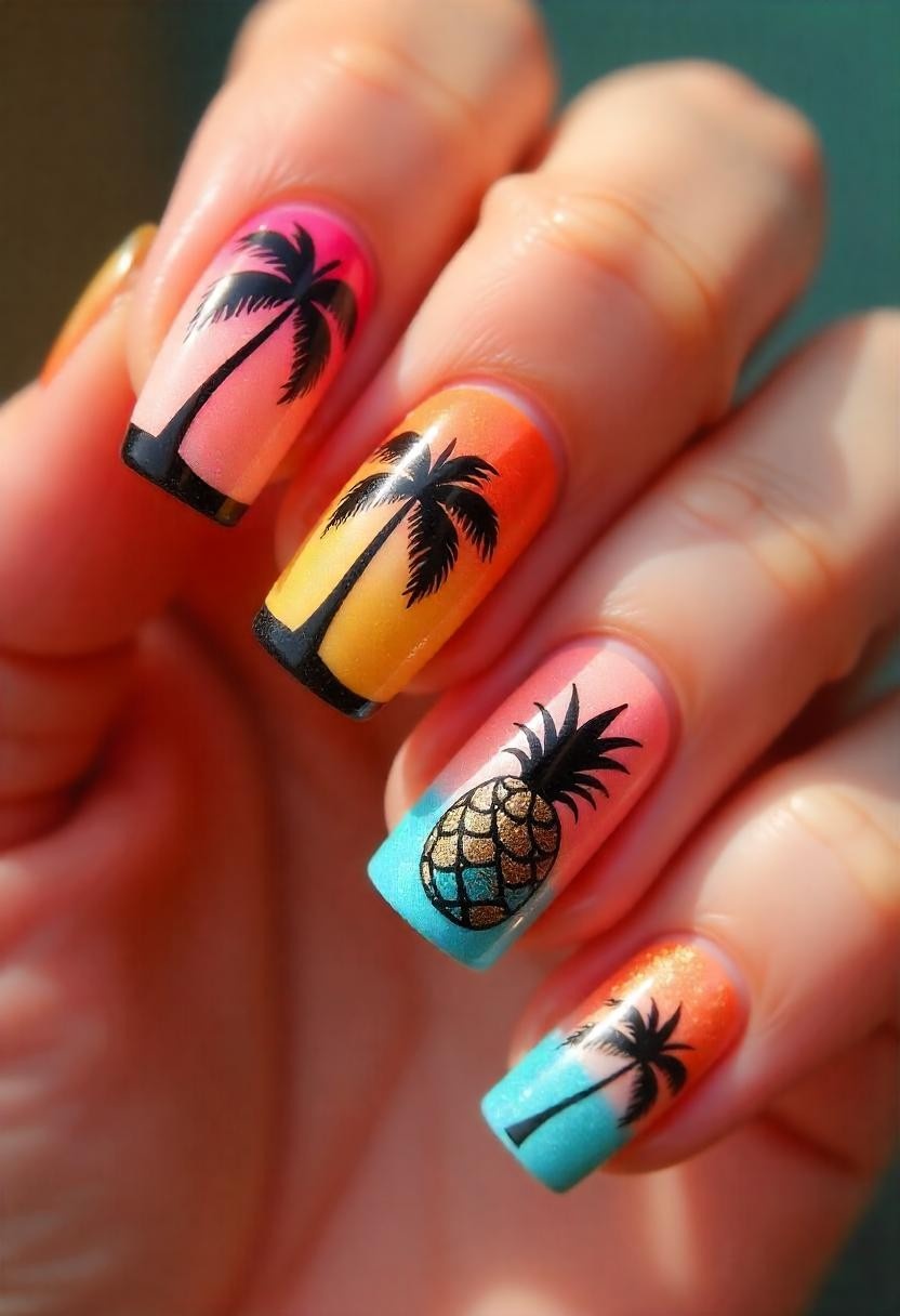dope nail designs summer