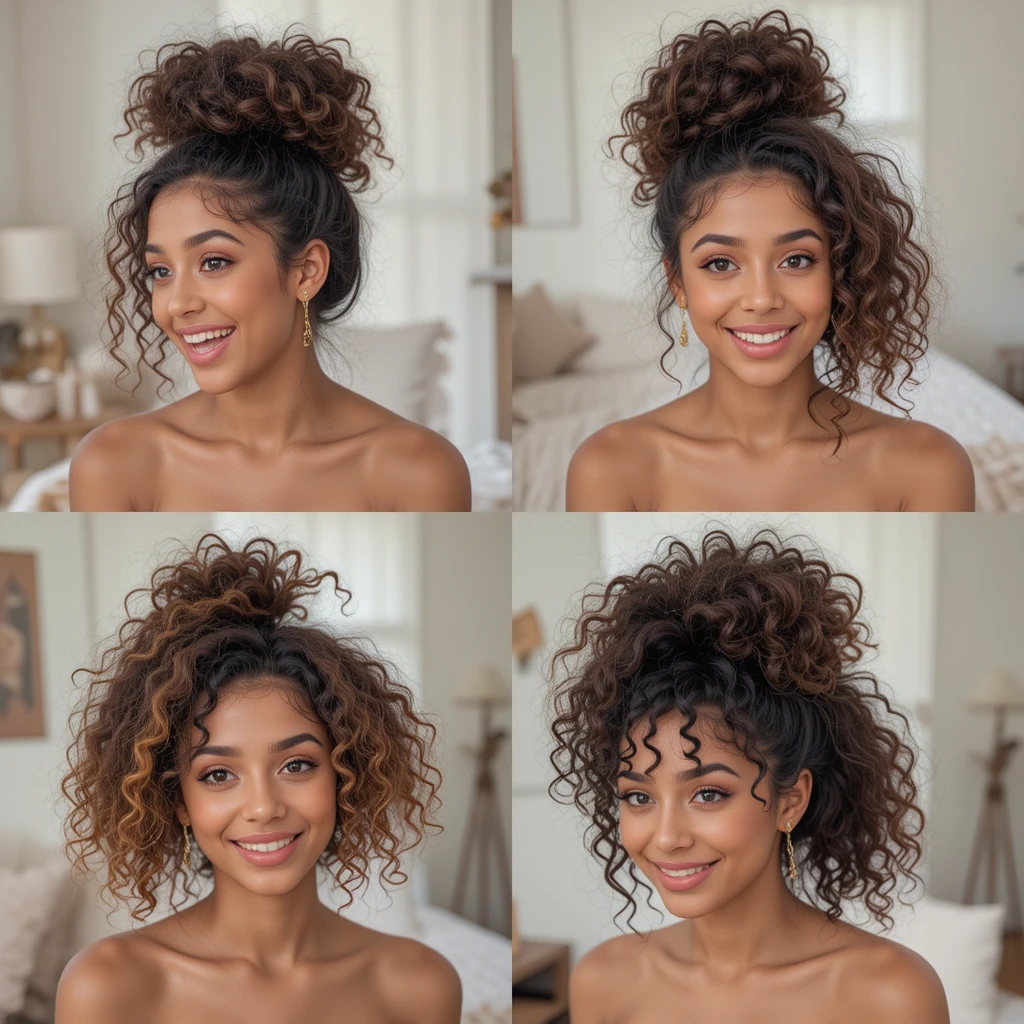 Curly Hairstyles for School