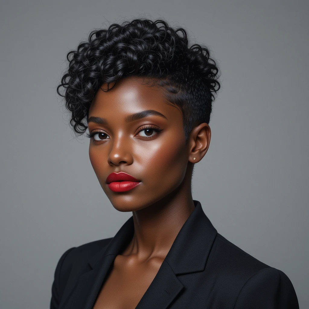Simple Curly Hairstyles for Work