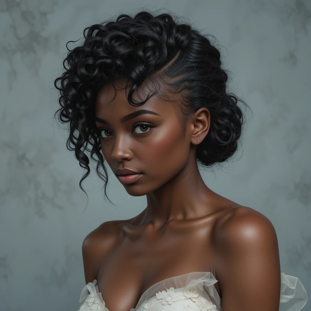 Black curly hairstyles for short hair
