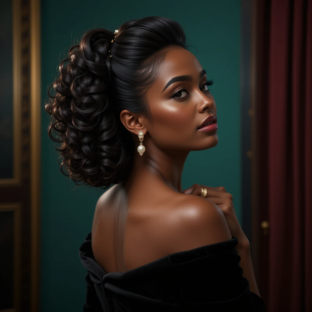 Medium Curly Hairstyles for Black Women