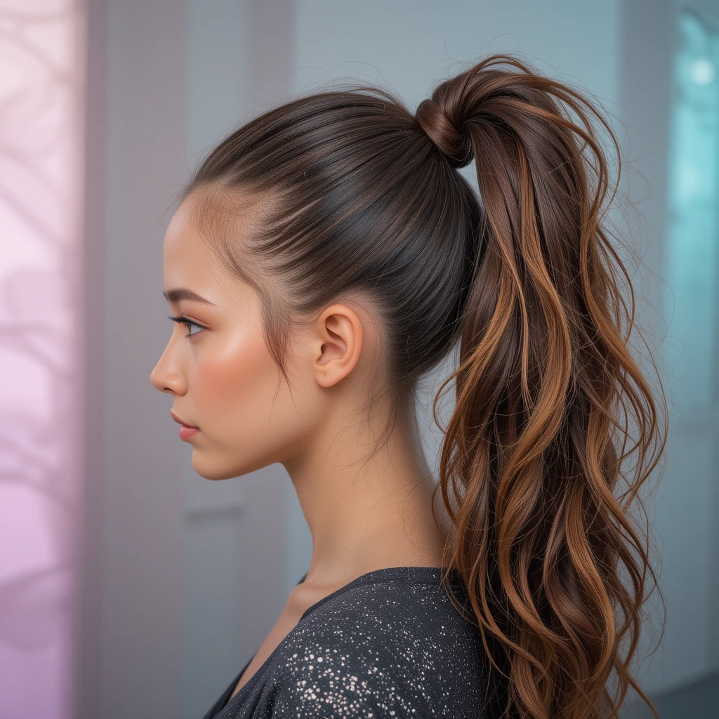 Ponytail Braids for Black Hair Little Girl