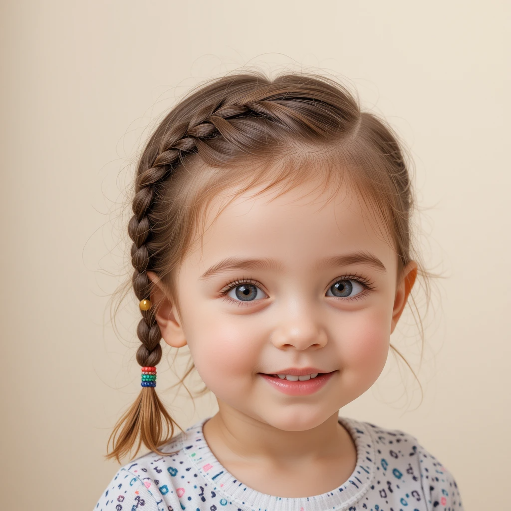 Toddler Braided Hairstyles with Beads