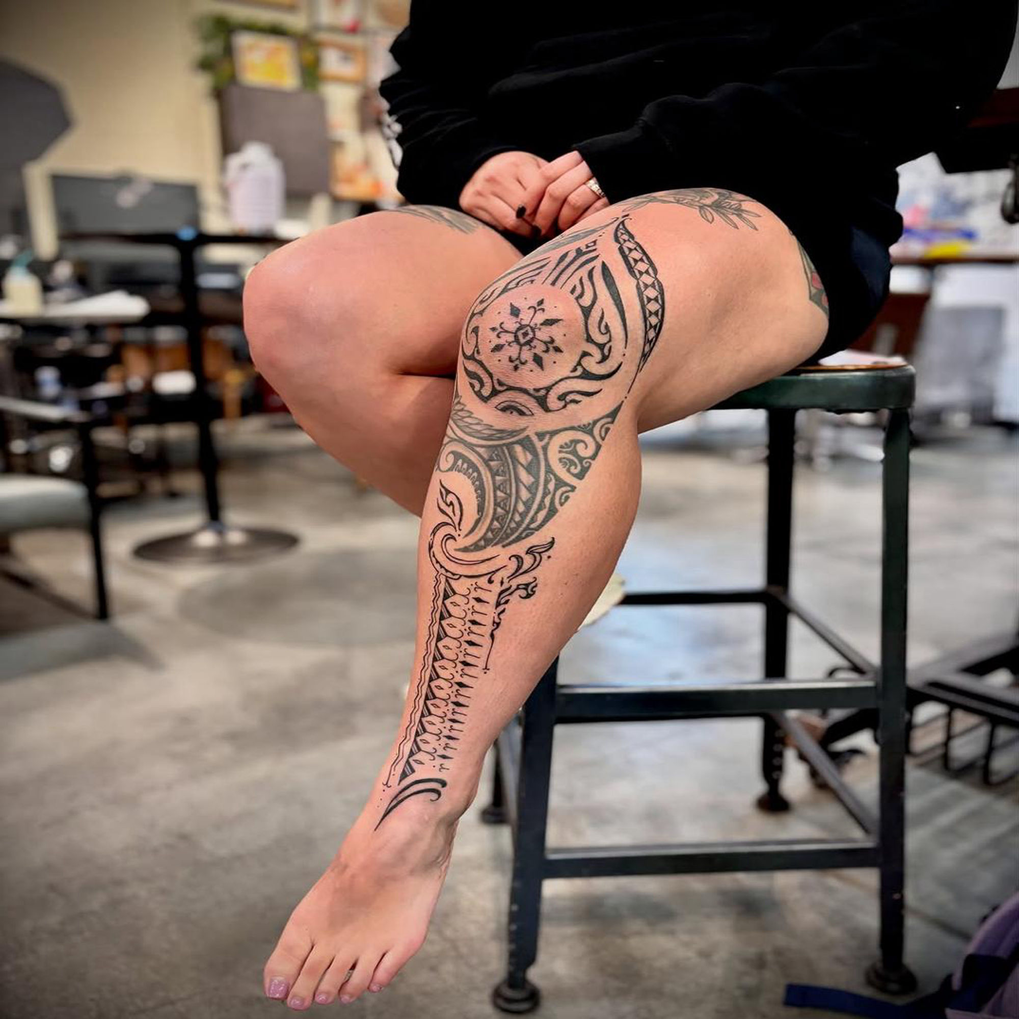 Full leg tattoos for Female