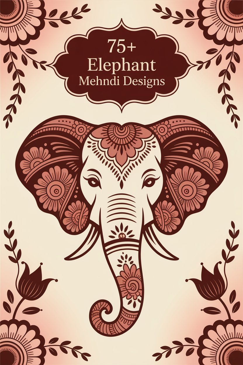 Elephant Mehndi Designs