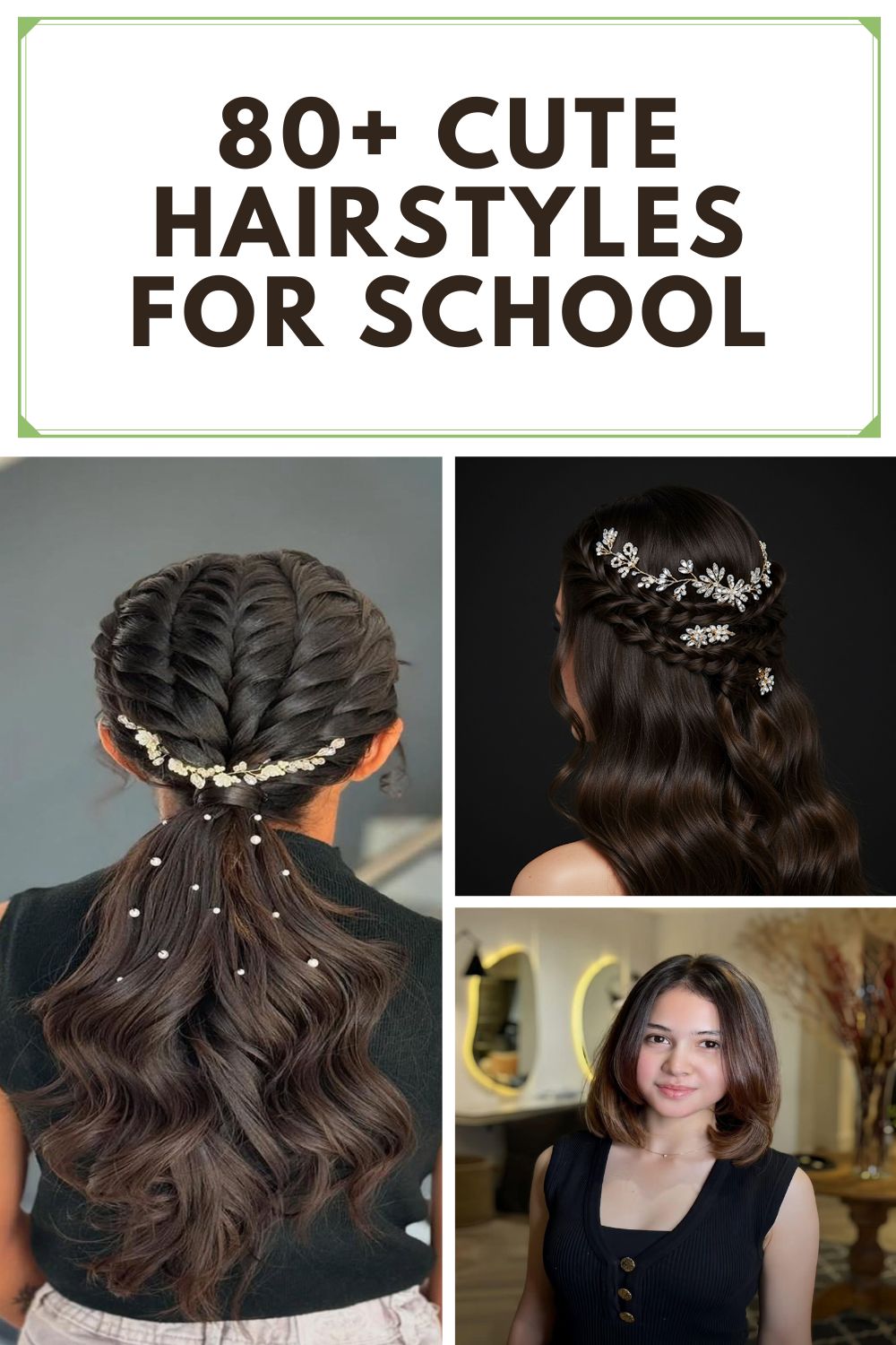 Cute Aesthetic Hairstyles for School