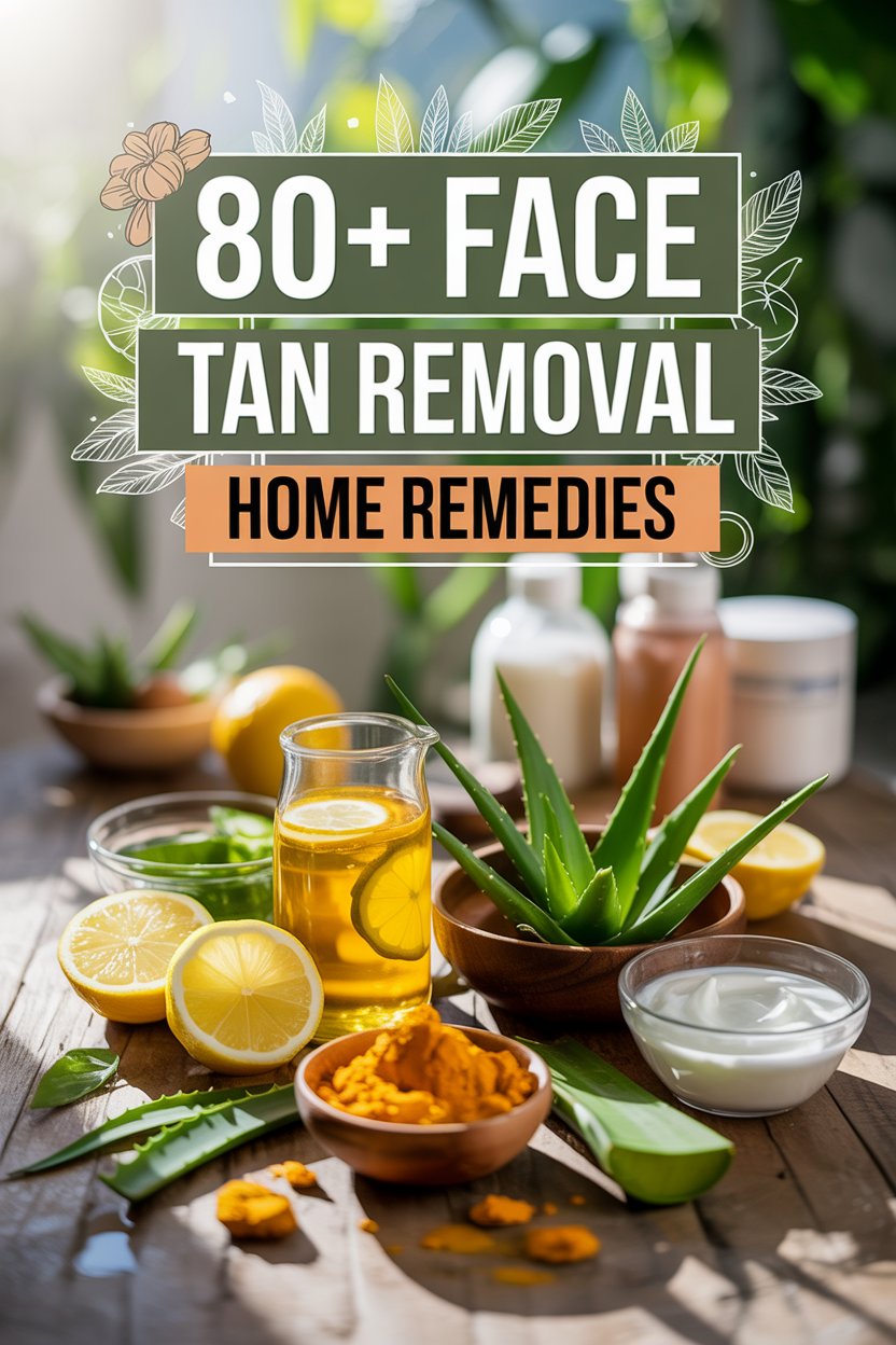 Face Tan Removal Home Remedies 