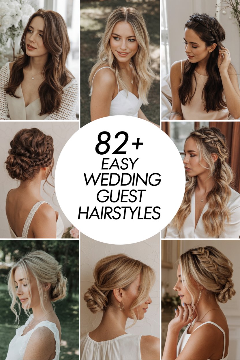 Easy Wedding Guest Hairstyles 