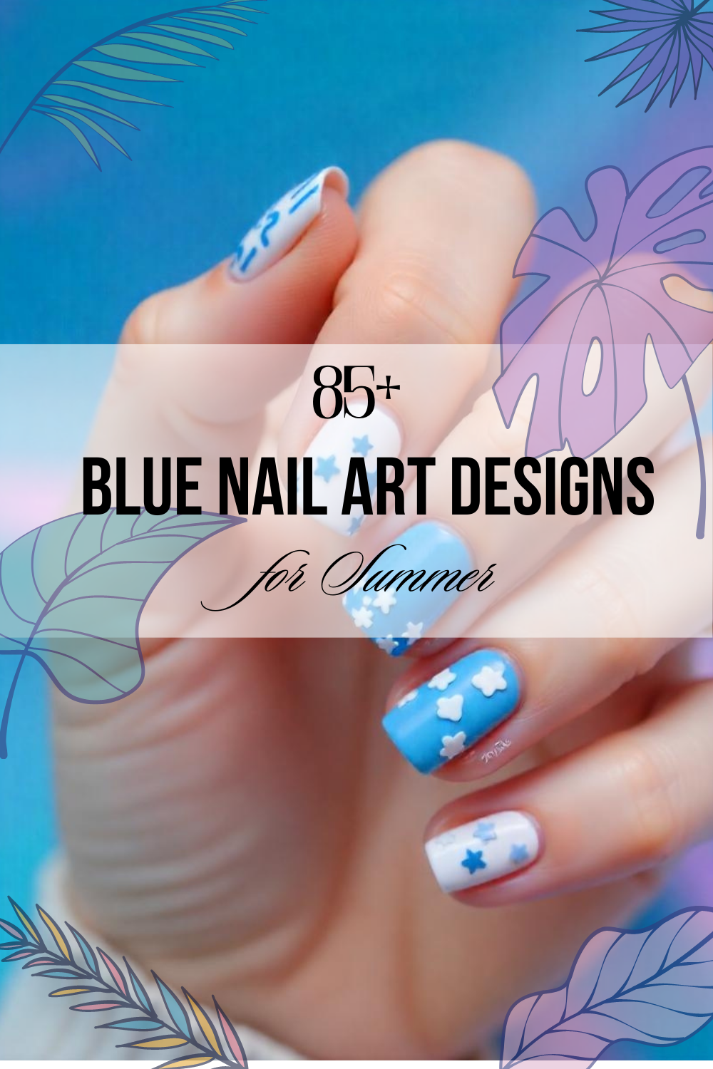 Blue Nail Art Designs 