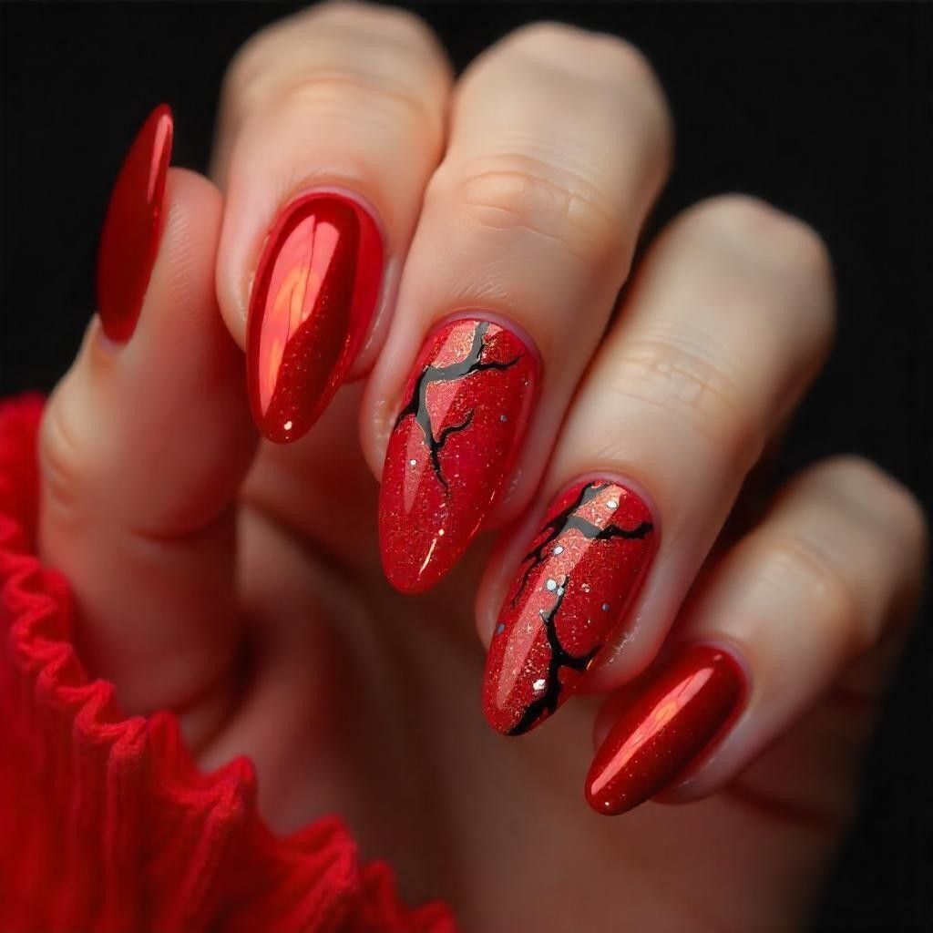 Sophisticated Red Nail Designs