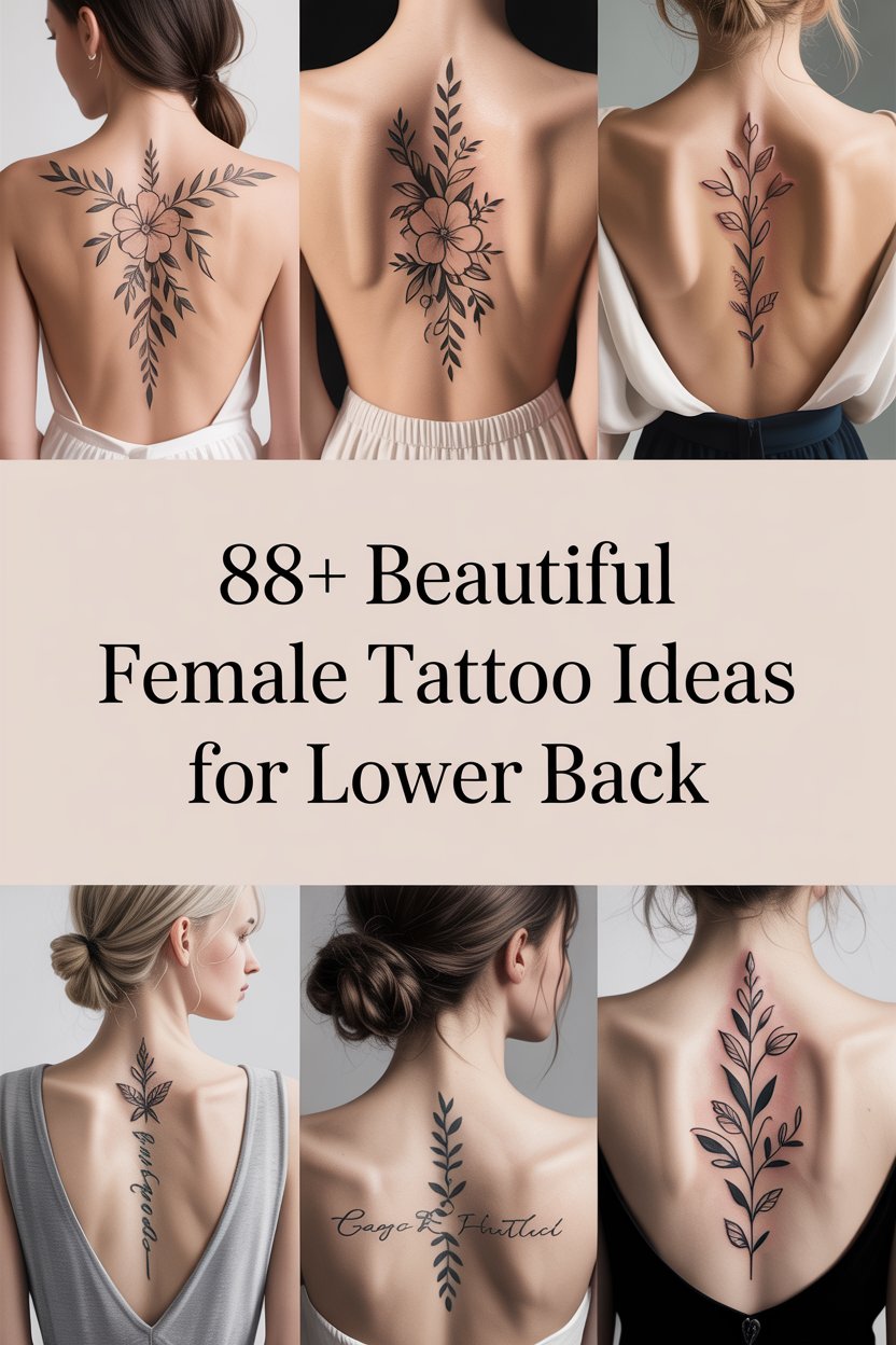  Female Tattoo Ideas for Lower Back