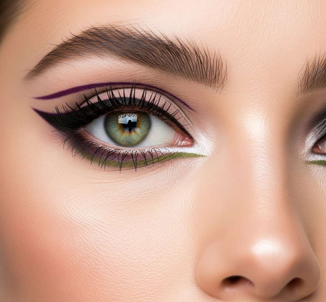 Best Makeup for Green Eyes Brown Hair