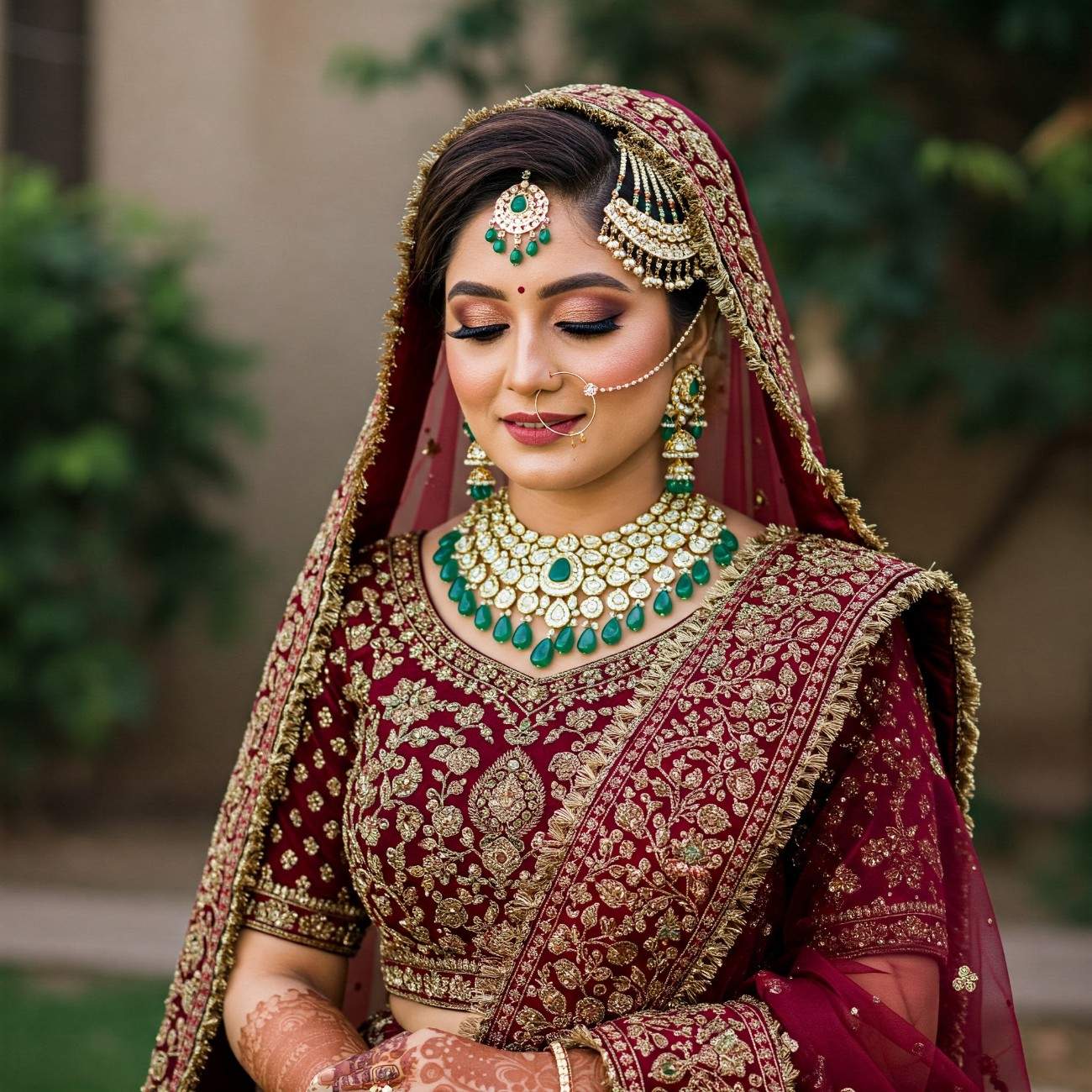 Pakistani Bridal Makeup Look Simple