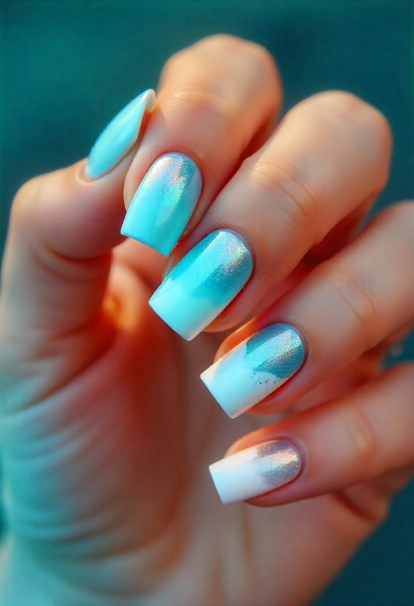 Dark Ombre Nail Art Designs Color Combos
