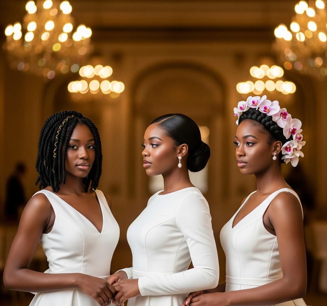 Prom Hairstyles Black girl short Hair