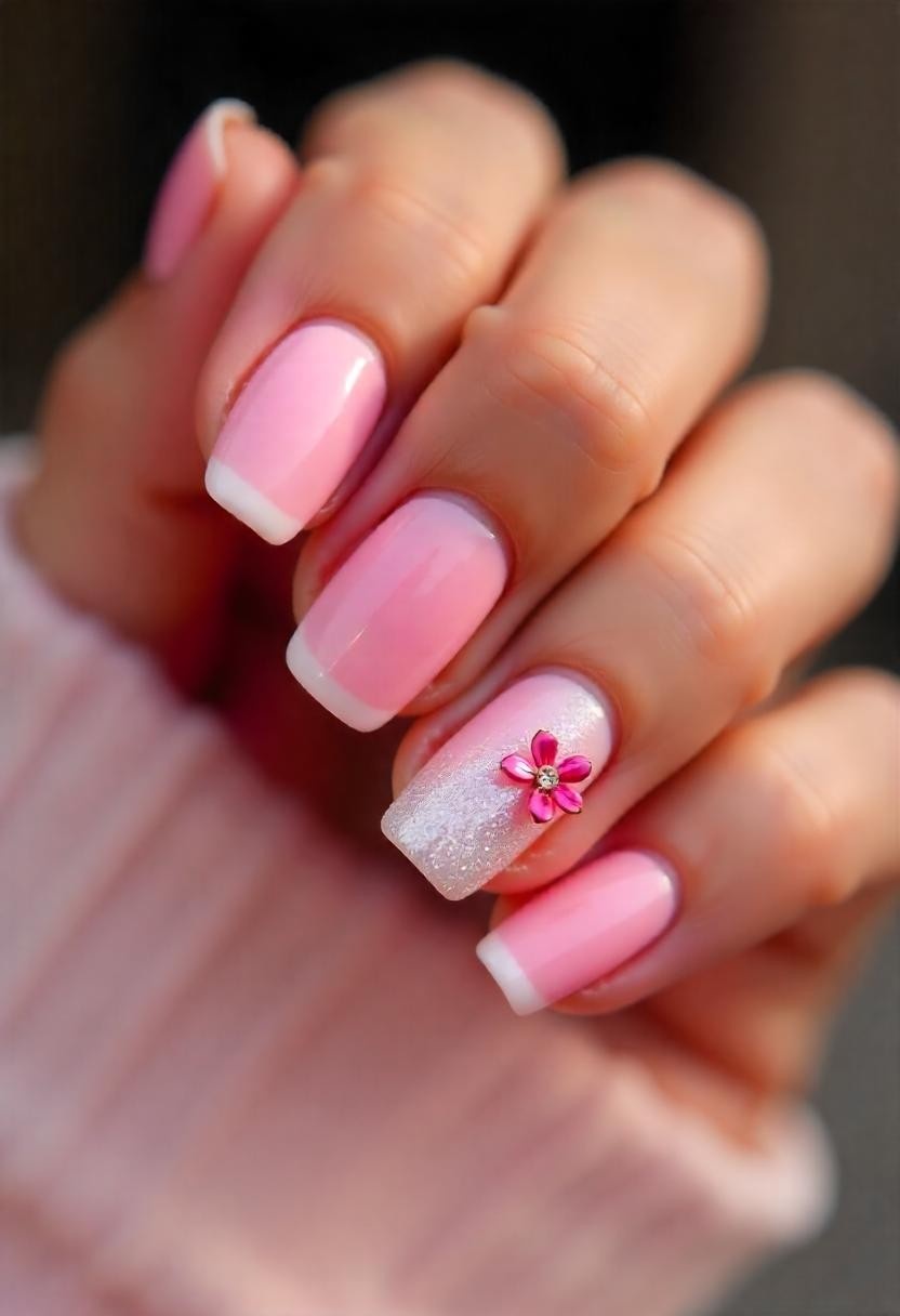 Colorful Ombre Nails