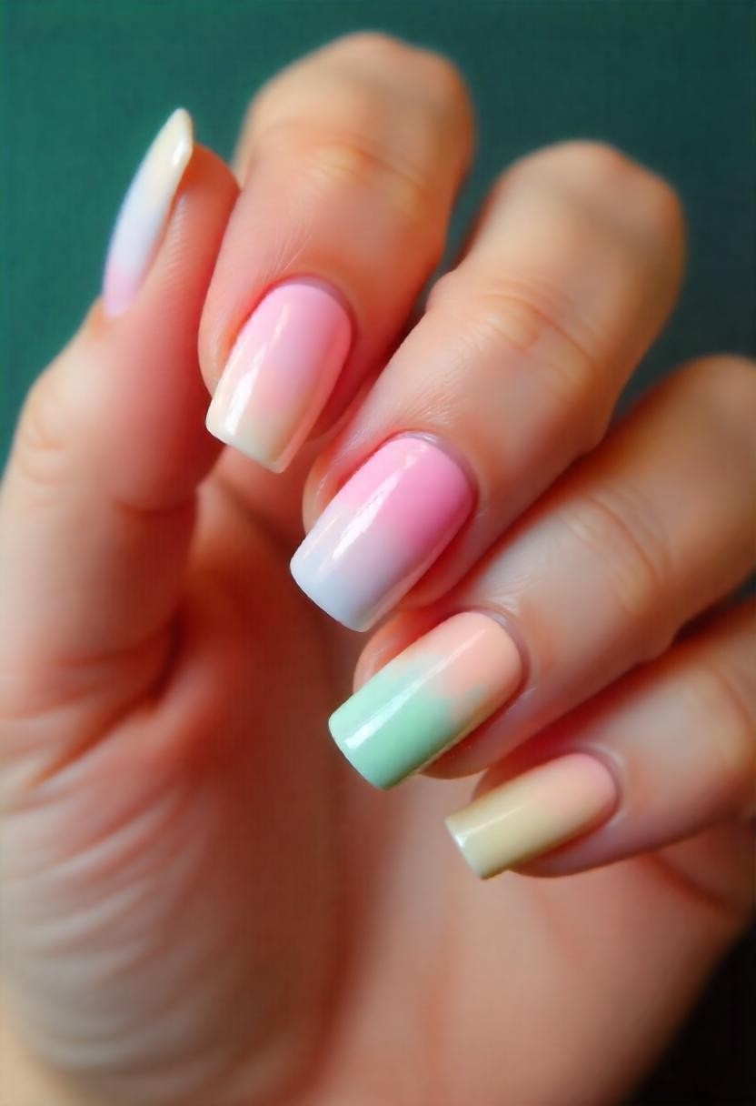 Ombre Nail Art Designs Color Combos for a Trendy Look