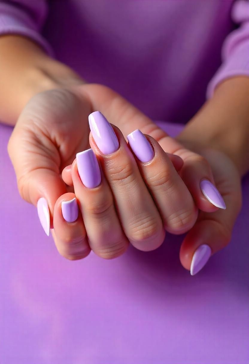 Purple Nail Designs for All Nail Lengths 