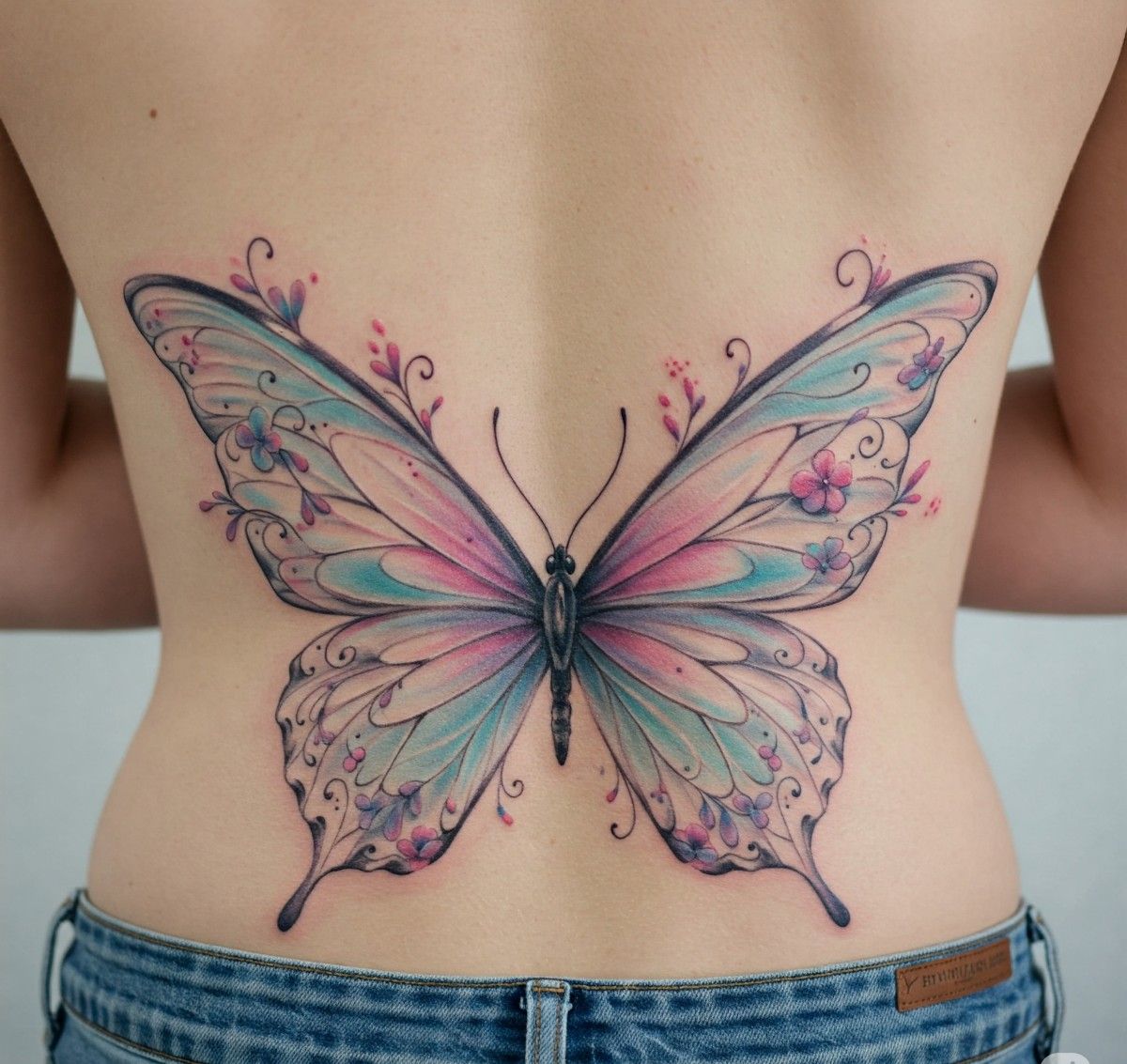 Unique Lower Back Tattoos for Females