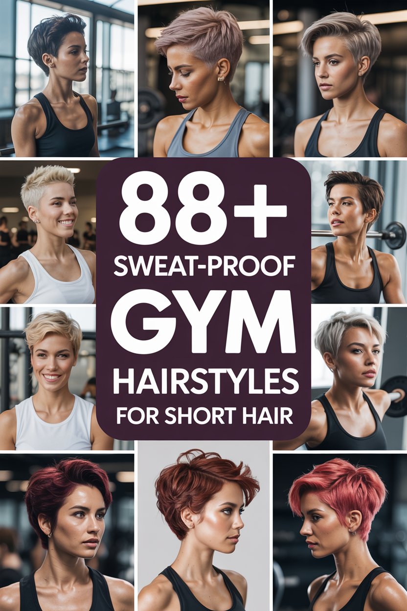 Gym Hairstyles for Short Hair