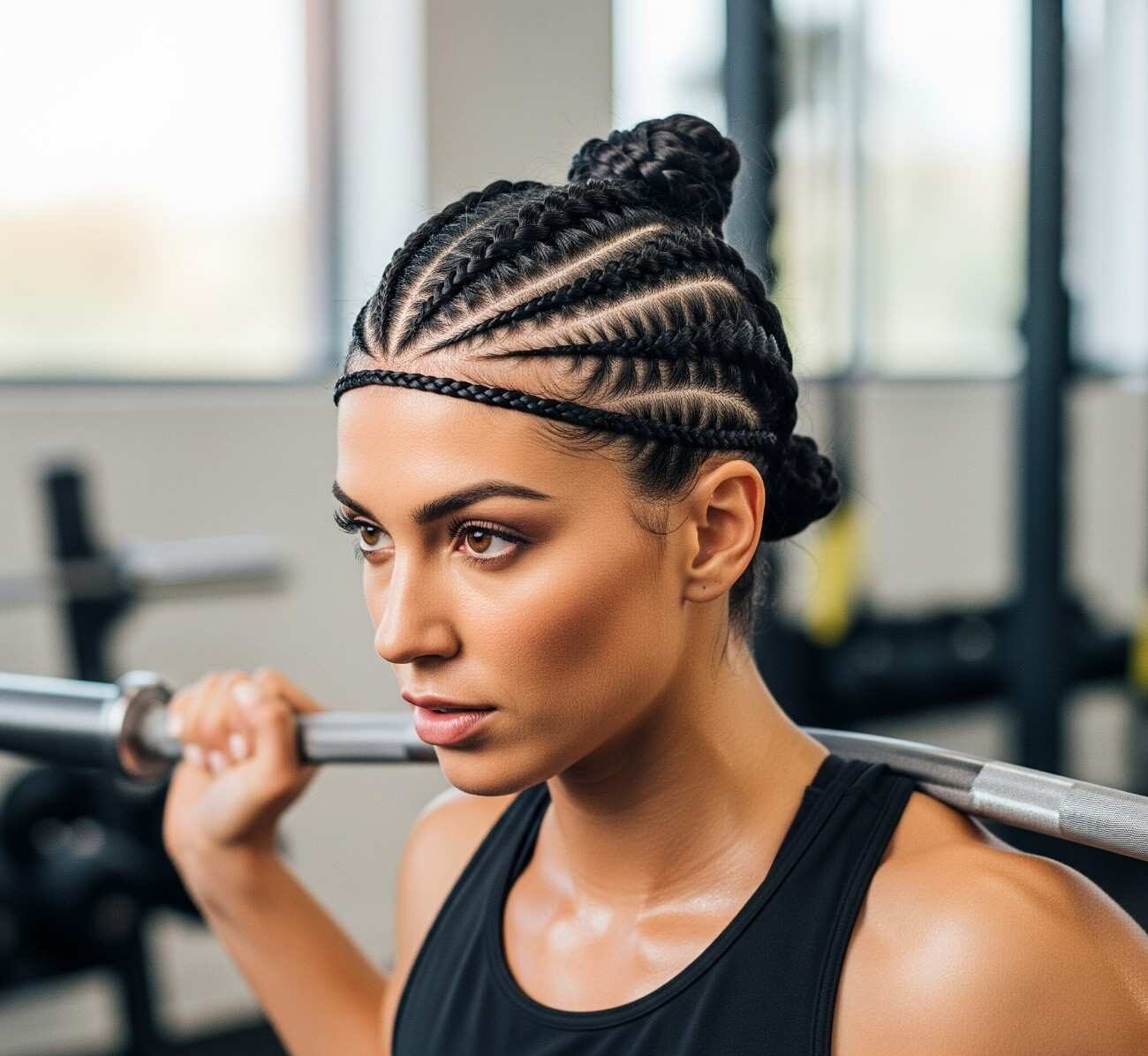 Simple Gym Hairstyles for Short Hair