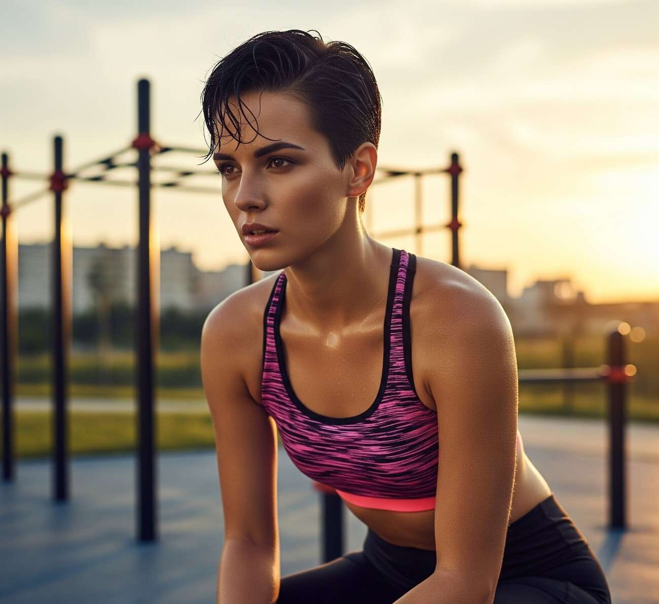 Fit Girl Hairstyles Short Hair