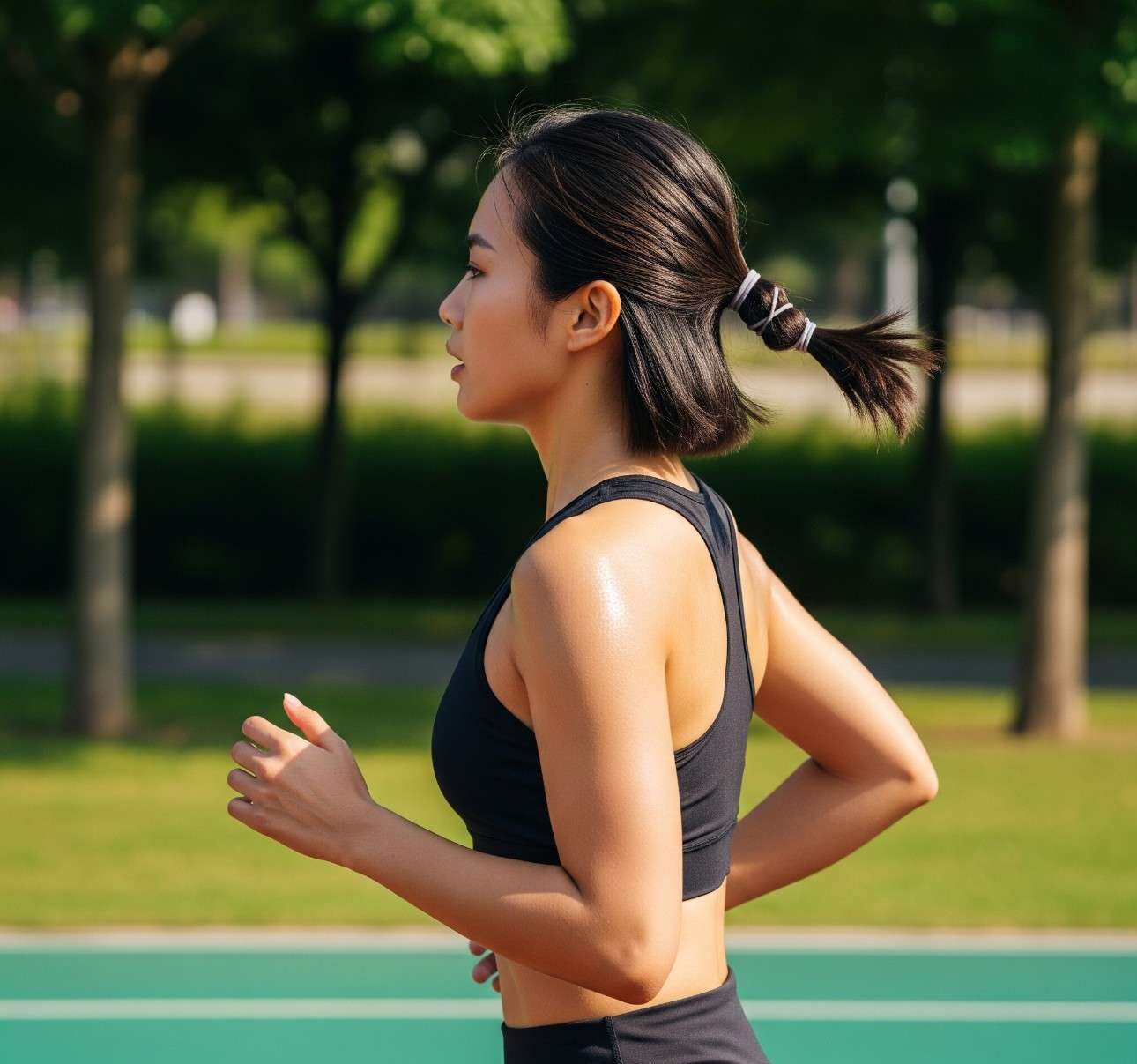 Easy Gym Hairstyles for Medium Hair